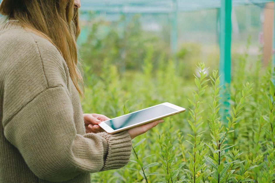 Drones voor onderhoud slimme tuinontwerp.
